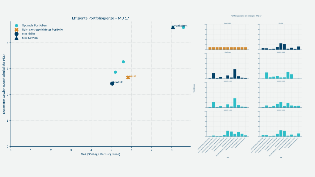 Efficient frontier under tail-risk constraints